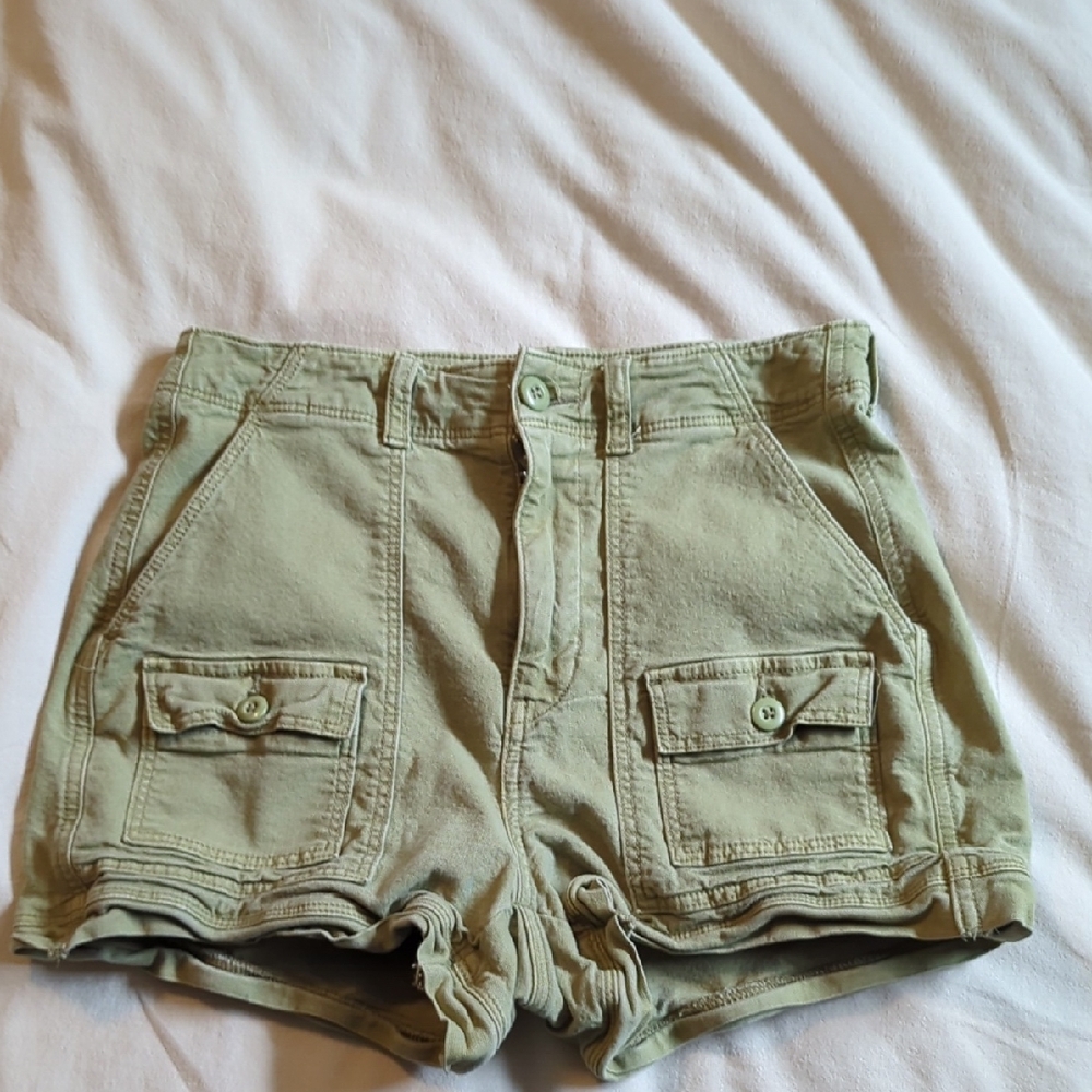 Women's Olive Green Shorts